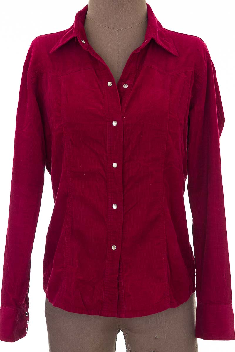 blusas color vino tinto