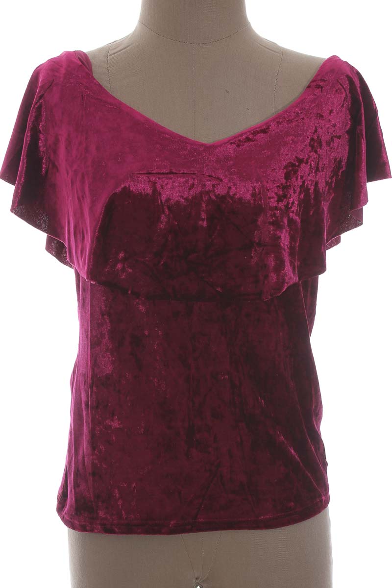 blusas color vino tinto